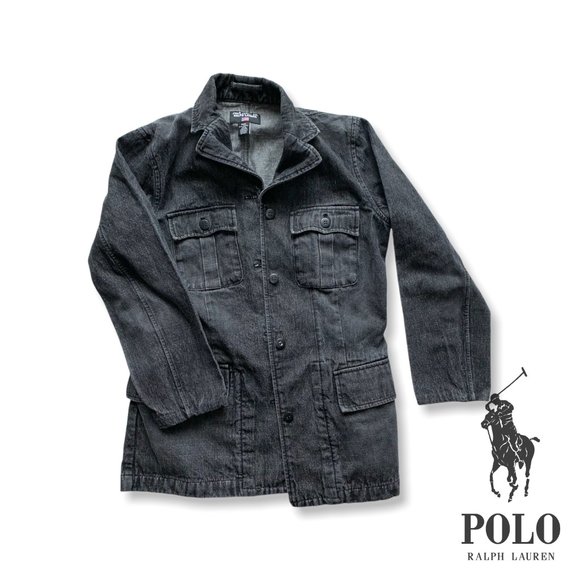 Polo Ralph Lauren Jackets & Blazers - Polo Ralph Lauren Women's Denim Jacket Black M